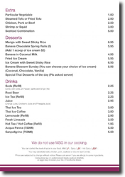 DINNER MENU P.7