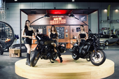 ͹Һ交 ¡Ѿ Honda CL500  Honda Rebel ¤ʵ Ъѹ㹧ҹ Bangkok Hot Rod Custom Show 2024