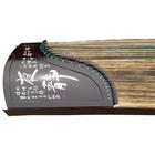 กู่เจิง Guzheng  ไม้ Ebony ภาพ Lettering PF020