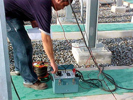 Contact Resistance test Of 115 kV Switchyard 