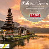 Bali Free Brunei 5D4N  เดินทาง กรกฎาคม - พฤศจิกายน 2560