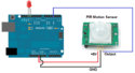 Arduino Ѻ PIR Motion sensor  