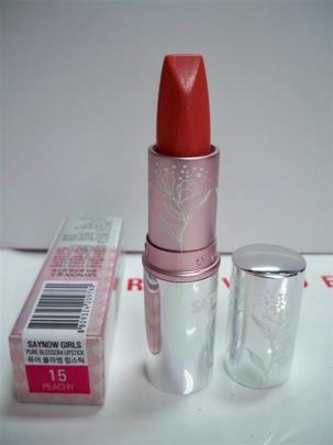 SAYNOW Girls Pure Blossom Lipstick no.15 �� Peachy �Իʵԡ�ҡ����� ����� �Դ�� �����������ջҡ���