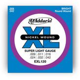 ��¡յ���俿�� D'Addario EXL120 Nickle wound, super light ���� 09