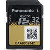 AJ-P2M032AG Panasonic 32GB microP2 UHS-II Memory Card