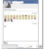 วิธีพิมพ์ emoticons ใน facebook chat