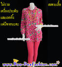 เสื้อลายดอกผู้หญิง เสื้อสงกรานต์ผู้หญิง เชิ้ตลายดอกผู้หญิง เสื้อย้อนยุคผู้หญิง (ไซส์ XXL : รอบอก 46 นิ้ว) (ดูไซส์ส่วนอื่น คลิ๊กค่ะ)