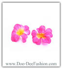 เครื่องประดับ ต่างหูดอกไม้ ต่างหูดอกไม้ผ้า ต่างหูผ้า ต่างหูดอกไม้ประดิษฐ์ สีชมพูบานเย็น (ดูไซส์ คลิ๊กค่ะ)