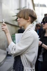 Blunt Angle Cut from Sartorialist