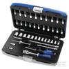 1/4" SOCKET AND ACCESSORY SET - METRIC - 42 PIECES