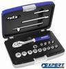 1/4" SOCKET AND ACCESSORY SET - METRIC - 19 PIECES