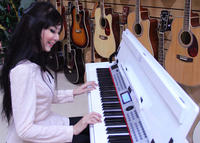เปีนโนตัวใหม่ล่าสุด เปียโนไฟฟ้า Romeo 88 คีย์ สีขาว
