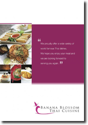 BANANA BLOSSOM THAI CUISINE MENU