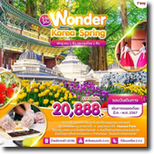 ทัวร์ Korea-Wonder Korea Spring 5D3N เดินทาง มีนาคม-พฤษภาคม 67 เริ่มต้นเพียง 20,888.- 