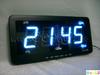 นาฬิกาปลุก ตั้งโต๊ะ ติดผนัง LED เฉพาะเวลา ขนาด 7 นิ้ว - ไฟสีฟ้า   CX2159