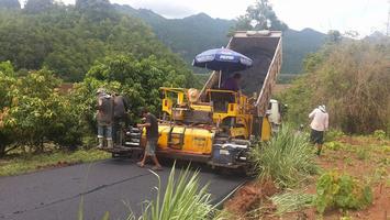 เทศบาลตำบลปิงโค้ง ซ่อมแซมถนน OVER LAY บ้านก๊อตป่าบง