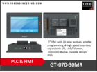 GT-070-30MR: 7"HMI with 30 relay outputs