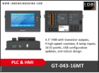 GT-043-16MT: 4.3" HMI with transistor 